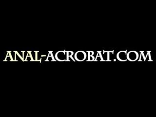 Atractivo anal trío con enorme putz