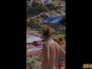 Sensational Big Tits Topless MILFs - Voyeur Amateur Beach video