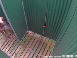 Amazing Young mademoiselle Shower&180s Voyeur