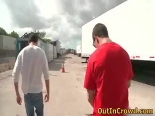 Exceptional gej dorosły film na the parking