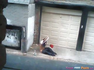 Fucking A prostitute In An Alley