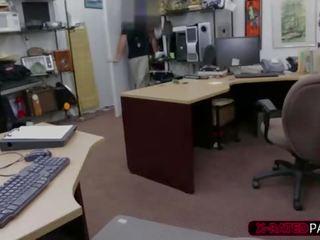 Enticing business young lady gets scammed at shop with dhuwit ends up blackmailed by the ow