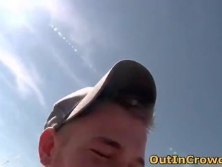 Youn Dudes Enjoys Outdoor Gay Fucking