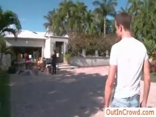 Fantastic Gay Fucking And Engulfing In Public Outincrowd