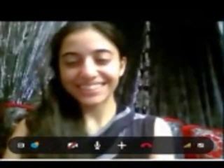 Delightful Indian Teen vids Her Tight Pussy On Webcam