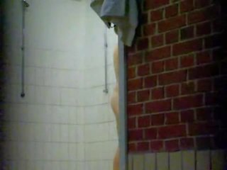 Ginásio duche voyeur - meninas apanhada em ginásio duche