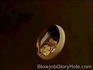 Ebony deity Finds Big grandeur Hole Next To Her In Bathroom