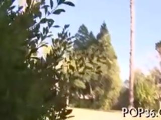 娇小 迷人 青少年 游乐设施 大规模 公鸡