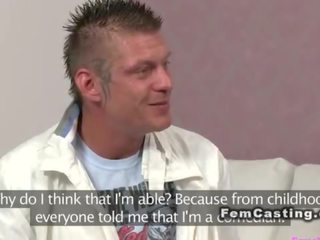 Amateur stripling can not get hard in casting