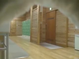 亞洲人 蜂蜜 是 超 和 洗澡 在 該 熱