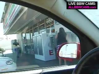 Bbw Gets In Car begins Her Pussy For peter part one