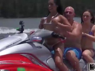 Teens Ride the Party Boat movie starring Eva Saldana - Mofos.com